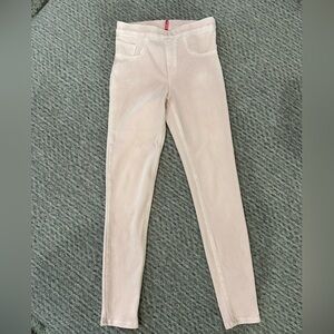SPANX Pale Pink Pull On Skinny Jean, EUC!